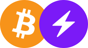 bitcoin lightning logo